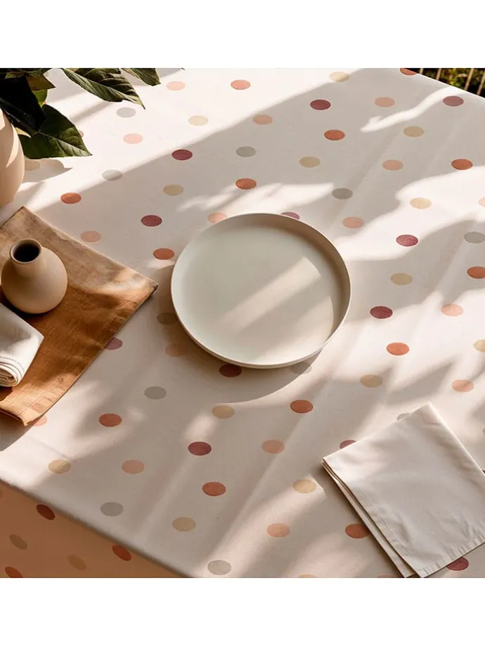 Tischdecke "Nordic Alma" in Weiß/ Bunt