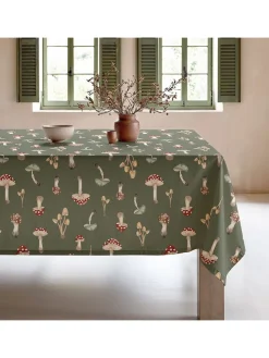 Tischdecke "Nordic Amanita" in Grün