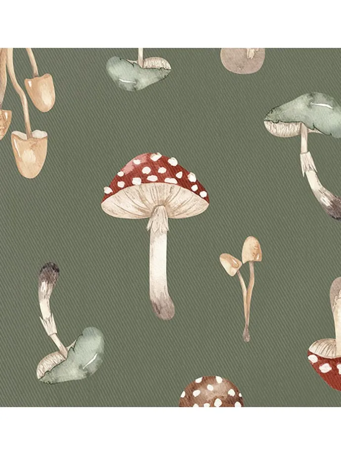 Tischdecke "Nordic Amanita" in Grün