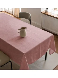 Tischdecke "Smooth Indra" in Rosa