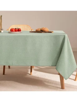 Tischdecke "Smooth Sena" in Grün