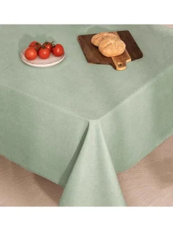 Tischdecke "Smooth Sena" in Grün