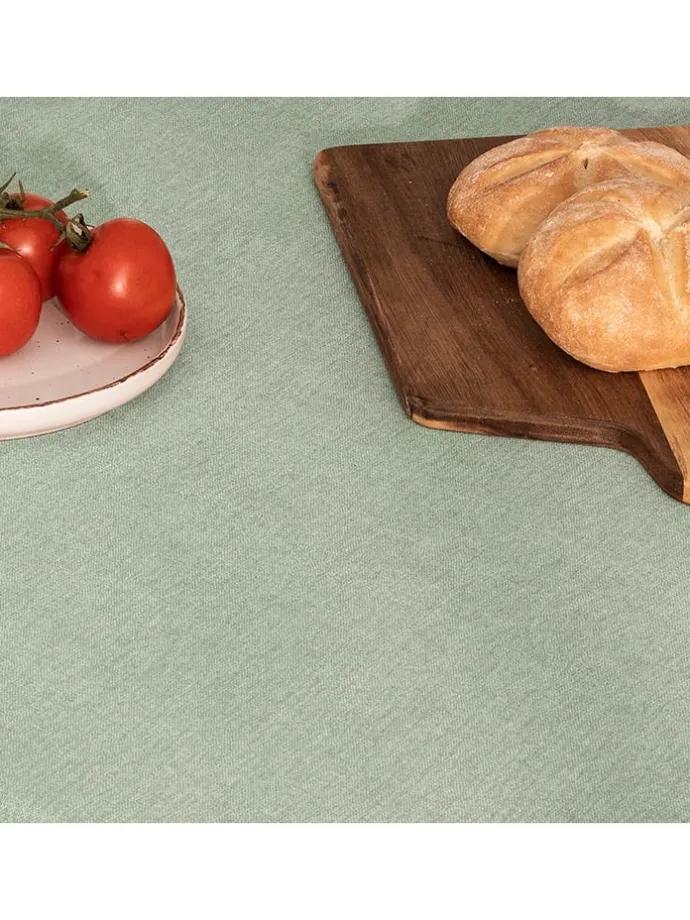 Tischdecke "Smooth Sena" in Grün