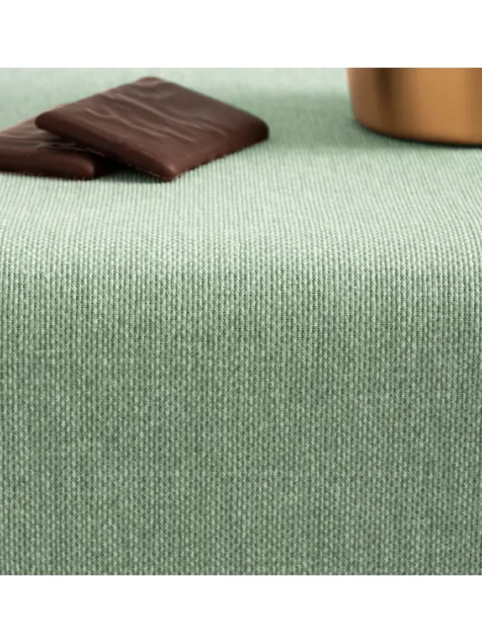 Tischdecke "Smooth Sena" in Grün