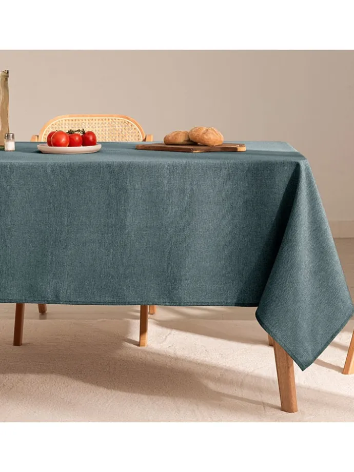 Tischdecke "Smooth Sena" in Petrol