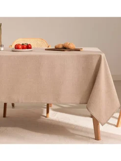 Tischdecke "Smooth Sena" in Beige
