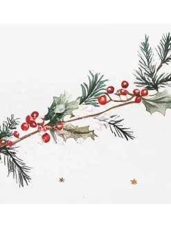 Tischdecke "Winset" in Weiß/ Grün/ Rot