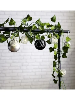 Tisch-Dekorationsgestell in Schwarz - (B)250 x (H)90 x (T)4 cm