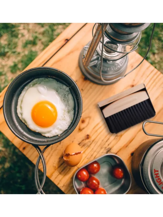 Tischkehrset in Schwarz/ Natur