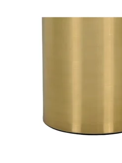 Tischlampe in Dunkelblau/ Gold - (H)51 x Ø 32 cm