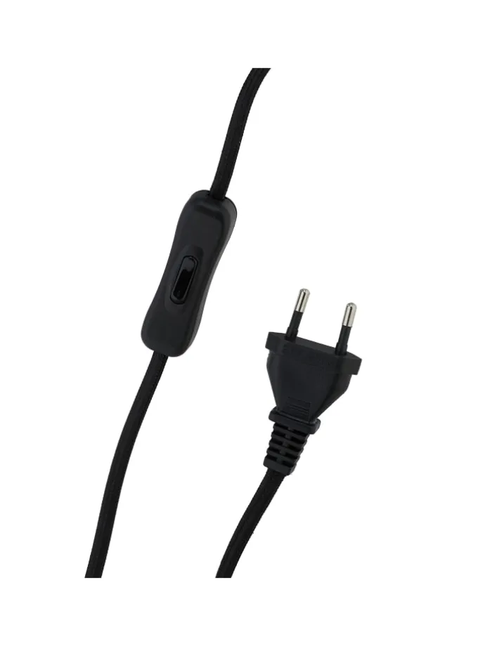 Tischlampe in Grau/ Silber - (H)47 x Ø 17 cm