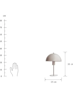 Tischlampe TOPEE in Beige