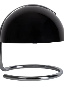 Tischleuchte "Burano" in Schwarz - (H)25 x Ø 23,5 cm