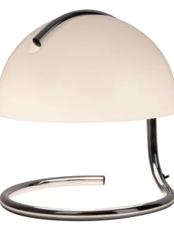 Tischleuchte "Burano" in Weiß - (H)25 x Ø 23,5 cm