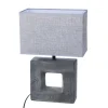 Tischleuchte Carré grau - (H) 45cm