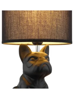 Tischleuchte ''Dogo'' in Schwarz - (B)23,3 x (H)40 x (T)22 cm