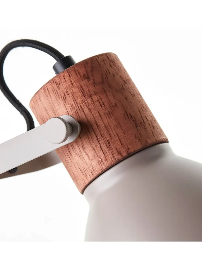 Tischleuchte "Erena" in Taupe - (H)52 cm