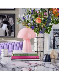 Tischleuchte FUNGI TOWN in Rosa