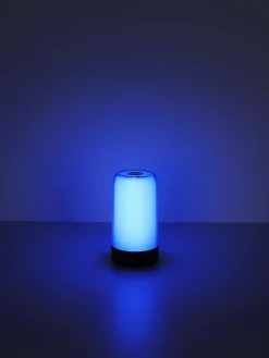 Tischleuchte in Farbwechsel - (H)18,8 x Ø 10 cm