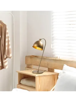 Tischleuchte in Gold - (H)54 x Ø 18 cm