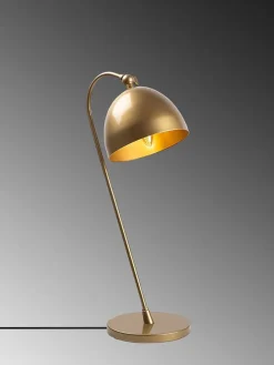 Tischleuchte in Gold - (H)54 x Ø 18 cm