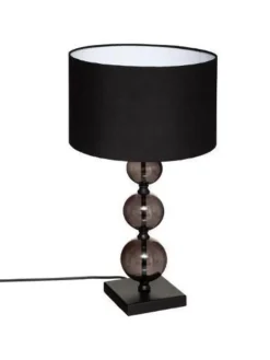 Tischleuchte in schwarz