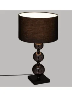 Tischleuchte in schwarz