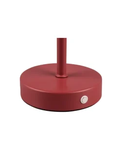 Tischleuchte JEFF in rot