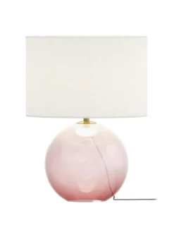 Tischleuchte LUMENZA in Pink / Weiß