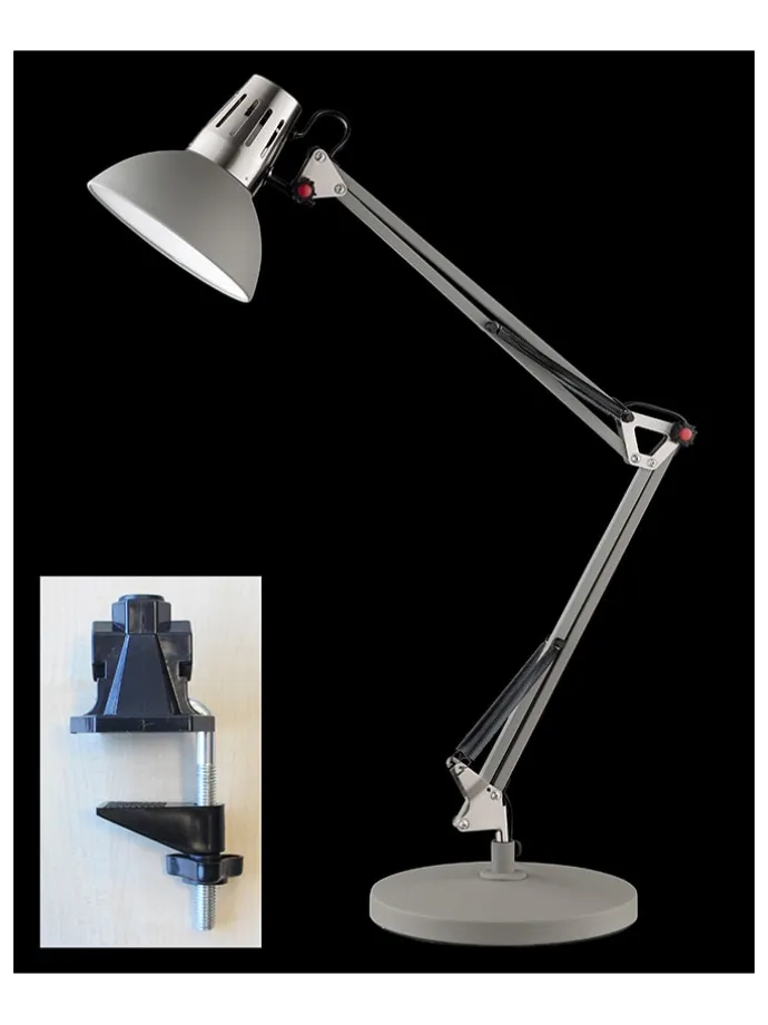 Tischleuchte "Pit" in Grau - (H)74,5 cm