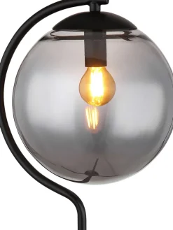 Tischleuchte "Porry" in Schwarz - (H)50 x Ø 35 cm