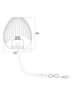 Tischleuchte ROCAR in Gold