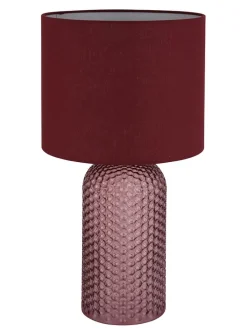 Tischleuchte "Sofia" in Orange - (H)50 x Ø 26,5 cm