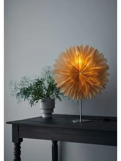 Tischleuchte "Solina" in Orange - (B)48 x (H)75 x (T)16 cm