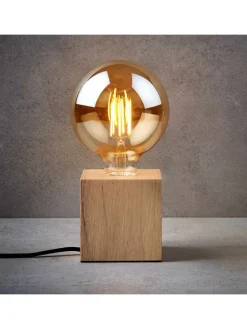 Tischleuchte STILO in Braun