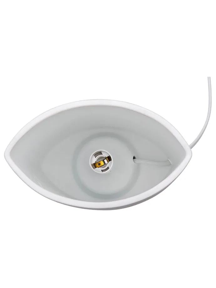 Tischleuchte "Weihnachtsklänge" in Weiß - (B)18 x (H)28,5 cm