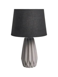 Tischleuchten MONTAGUA in Grau/Schwarz - (W) 28 x (H) 46 x (L) 28 cm