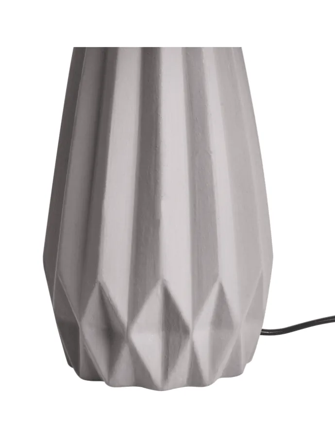 Tischleuchten MONTAGUA in Grau/Schwarz - (W) 28 x (H) 46 x (L) 28 cm