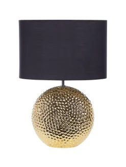 Tischleuchten NASVA in Gold/Schwarz - (W) 35 x (H) 51 x (L) 35 cm