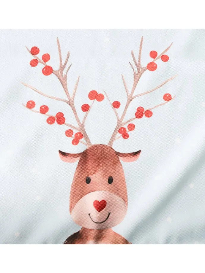 Tischläufer "Fynn" in Hellblau/ Hellbaun - (L)140 x (B)40 cm