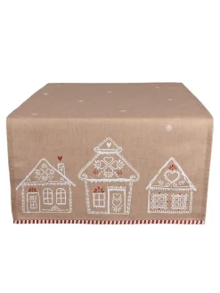 Tischläufer in Beige - (L)140 x (B)50 cm