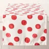 Tischläufer "Jingle" in Weiß/ Rot - (L)140 x (B)40 cm