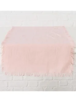 Tischläufer "Lenea" in Rosa - (L)140 x (B)40 cm