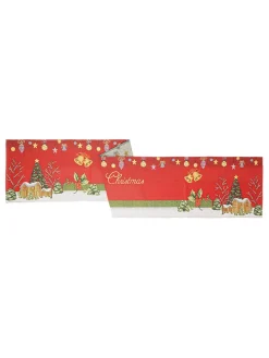 Tischläufer "Magical" in Rot - (L)183 x (B)33 cm