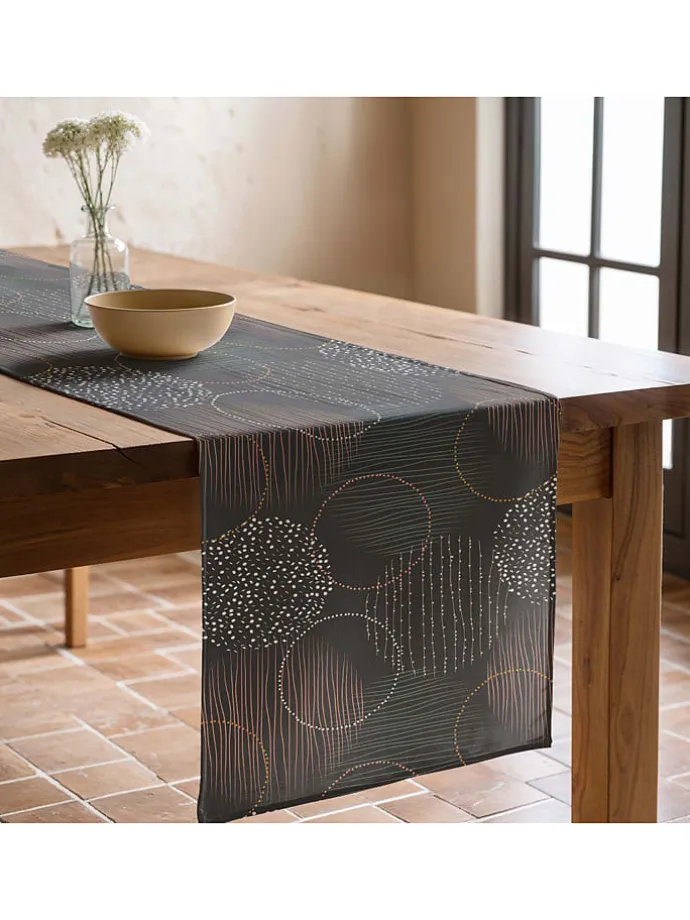 Tischläufer "Naroa" in Anthrazit