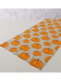 Tischläufer "Pumpkin" in Beige/ Orange - (L)140 x (B)40 cm