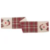 Tischläufer "Santa" in Rot/ Beige - (L)182 x (B)33 cm
