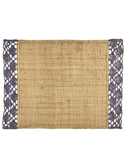 Tischset in Beige/ Grau - (L)32 x (B)44 cm