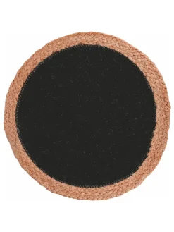 Tischset in Schwarz - Ø 38 cm