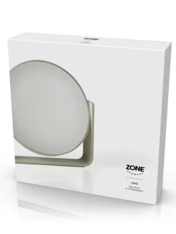 Tischspiegel "Ume" in Grün - (H)19,5 x Ø 19 cm